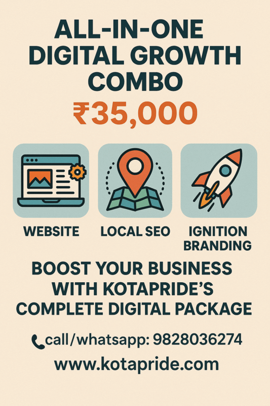 Website+Local SEO+ Ignition Digital Branding Combo Package